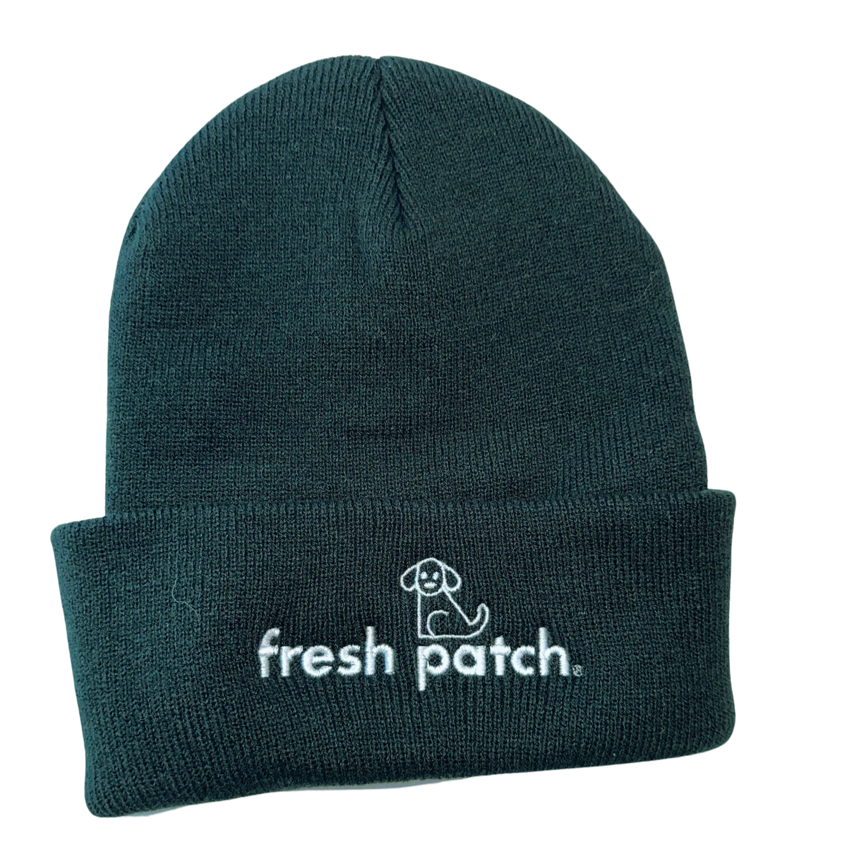 Fresh Patch Black Beanie