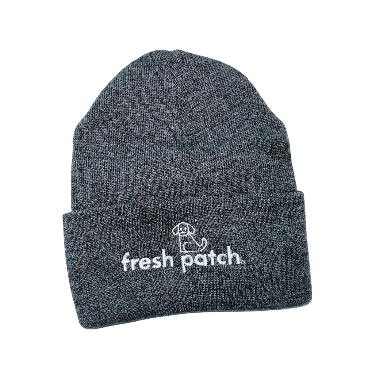 Fresh Patch Grey Beanie