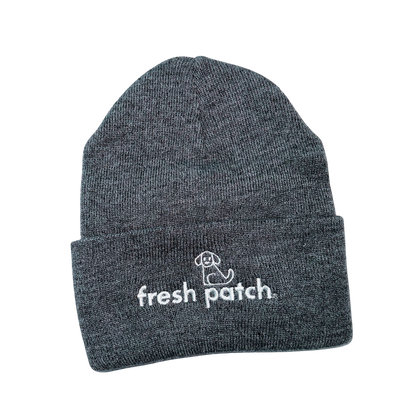 Fresh Patch Grey Beanie